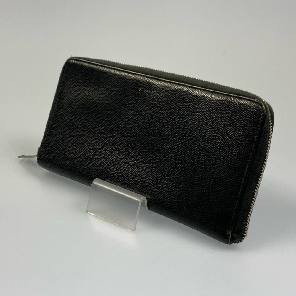 SAINT LAURENT Long Wallet Round Zipper